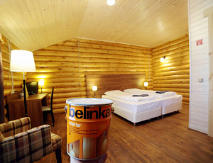 Лечебно-оздоровительный комплекс Terrassa Park. Казахстан, г. Астана, курорт Боровое. Использованы Interier №61, №64, №78. Фото - Нелля Демченко в рамках конкурса belinka. сделано сLOVEнией