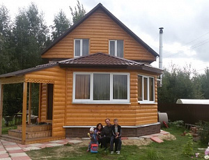 Наш любимый маленький домик. Июль 2015. Использованы TopLasur №13. Фото - Ирина Викторовна Полунина в рамках конкурса belinka. сделано сLOVEнией