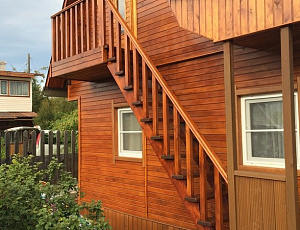 Любимый домик. Июль 2016. Использованы Base, Toplasur №16. Фото - Константин Владимирович Сухарев в рамках конкурса belinka. сделано сLOVEнией