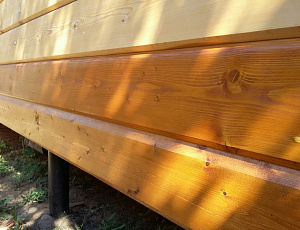 Лесной домик. Использованы Base, 1-й слой TopLasur №16, 2-й слой TopLasur №15. Фото - Алексей Салагаев в рамках конкурса belinka. сделано сLOVEнией