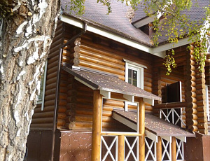 Дом в Сосновке. Новосибирская обл. Сентябрь 2015. Использованы Base, Toplasur №15, №11. Фото Вера Павловна Гладышева в рамках конкурса belinka. сделано сLOVEнией