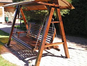 Август 2016. Любимые качели. Использованы TopLasur №24. Фото - Борис Калужин  в рамках конкурса belinka. сделано сLOVEнией