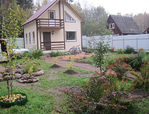 Дом под Выборгом, осень 2014, через 3 года после покрытия. Использованы Belinka Toplasur (№ 11 + №13, №24). Фото - Виктория Оборовская