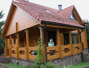 Домик в лесу. Июль 2016. Использованы Base, Toplasur №13, №24. Фото - Игорь Ганага в рамках конкурса belinka. сделано сLOVEнией