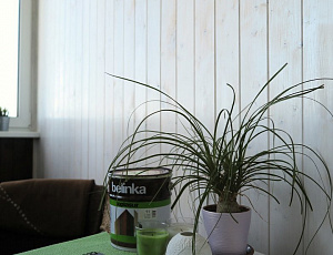 Место, где хочется жить - наш балкон. Июнь 2015. Использованы  Toplasur №24, №11. Фото - Наталия Холостова в рамках конкурса belinka. сделано сLOVEнией