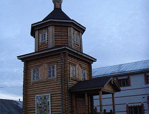 Часовня в честь Матери Божией"Иверская". 2010г. Деревянные конструкции обработаны «Base» + «TopLasur» №14