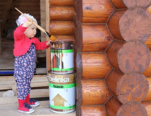 Наш  Любимый дом, сделанный с Сloveнией. Август 2016. Использованы Base, Toplasur №16. Фото - Илья Шевцов в рамках конкурса belinka. сделано сLOVEнией