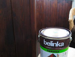 Место, где хочется жить - наш балкон. Июнь 2015. Использованы  Toplasur №24, №11. Фото - Наталия Холостова в рамках конкурса belinka. сделано сLOVEнией