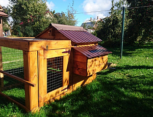 Домик Курочки Рябы. Сентябрь 2016. Использованы Toplasur №15, Toplasur UV plus. Фото - Елена Климова в рамках конкурса belinka. сделано сLOVEнией